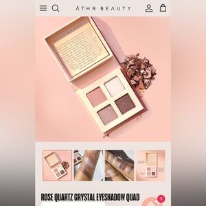 Rose Quartz Crystal Eyeshadow Quad